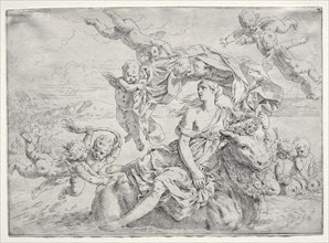 Rape of Europa. Creator: Simone Cantarini (Italian, 1612-1648).
