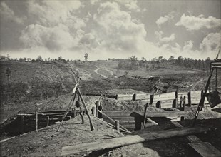 Rebel Works in front of Atlanta, Georgia, No. 5, 1865-1866. Creator: George N. Barnard (American, 1819-1902).