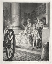 Rêtif de la Bretonne: The Little Godparents, 1777. Creator: Jean-Michel the Younger Moreau (French, 1741-1814).