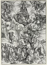 Revelation of St. John: Beast with Ram's Horns, 1511. Creator: Albrecht Dürer (German, 1471-1528).