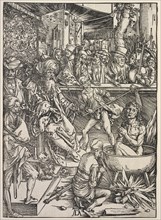 Revelation of St. John: Martyrdom of St. John, 1511. Creator: Albrecht Dürer (German, 1471-1528).