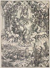 Revelation of St. John: St. John before the Throne, 1511. Creator: Albrecht Dürer (German, 1471-1528).