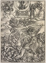Revelation of St. John: The Four Destroying Angels, 1511. Creator: Albrecht Dürer (German, 1471-1528).