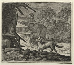 Reynard the Fox: Reynard Deceives the Cat. Creator: Allart van Everdingen (Dutch, 1621-1675).