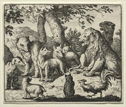 Reynard the Fox: Reynard Exonerates Himself. Creator: Allart van Everdingen (Dutch, 1621-1675).