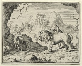 Reynard the Fox: Reynard Tells of Hidden Treasure. Creator: Allart van Everdingen (Dutch, 1621-1675).