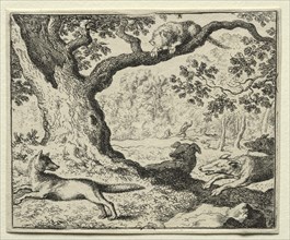 Reynard the Fox: The Disloyal Cat. Creator: Allart van Everdingen (Dutch, 1621-1675).