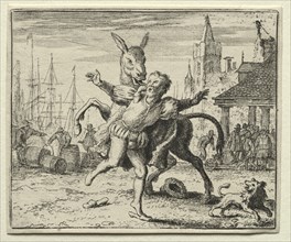 Reynard the Fox: The Jealous Ass. Creator: Allart van Everdingen (Dutch, 1621-1675).