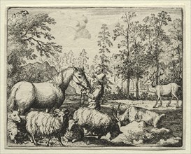 Reynard the Fox: The Jealous Horse. Creator: Allart van Everdingen (Dutch, 1621-1675).