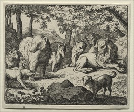 Reynard the Fox: The Suspension of the Sentence. Creator: Allart van Everdingen (Dutch, 1621-1675).