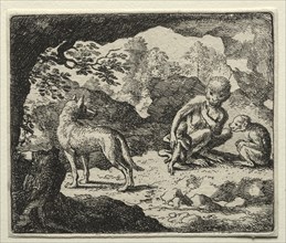 Reynard the Fox: The Wolf in the Monkey's Den. Creator: Allart van Everdingen (Dutch, 1621-1675).