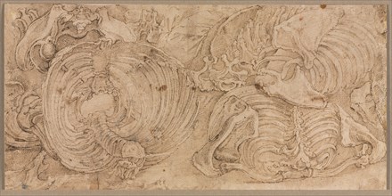 Rib Cages, early 1540s. Creator: Battista Franco (Italian, c. 1510-1561).