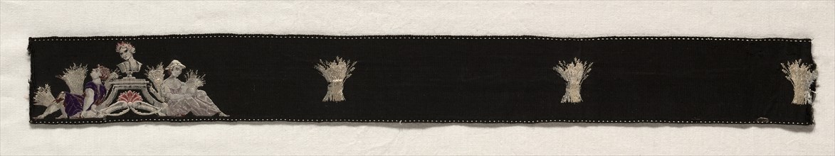 Ribbon: "Allegories of Harvest", 1800 - 1850. Creator: Unknown.