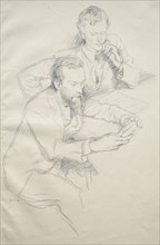 Ricketts and Shannon, 1897. Creator: William Rothenstein (British, 1872-1945).