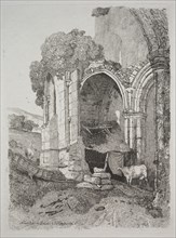 Rievaulx Abbey, Yorkshire, 1810. Creator: John Sell Cotman (British, 1782-1842).