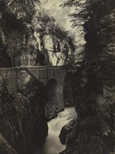 Road to Eaux-Chaudes, Pyrenees (recto), c. 1855. Creator: Farnham Maxwell Lyte (British, 1828-1906).