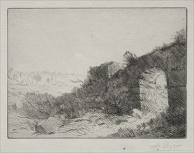 Roman Ruins. Creator: Alphonse Legros (French, 1837-1911).