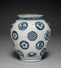 Rose Jar: Imari Ware, 19th century. Creator: Unknown.