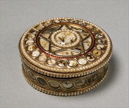 Round Snuff Box, c. 1800-30. Creator: Unknown.