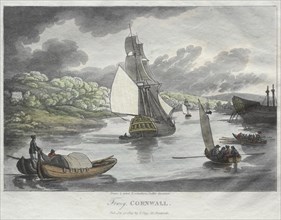 Rowlandson's Sketches from Nature: Fowey, Cornwall, 1809. Creator: Thomas Rowlandson (British, 1756-1827).