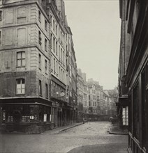 Rue de la Ferronnerie, c. 1865. Creator: Charles Marville (French, 1816-1879).