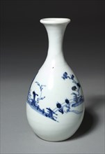Sake Bottle: Arita Ware, Ko Imari Type, mid 17th century. Creator: Unknown.
