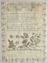 Sampler, February 17, 1755. Creator: Alles Corbett.