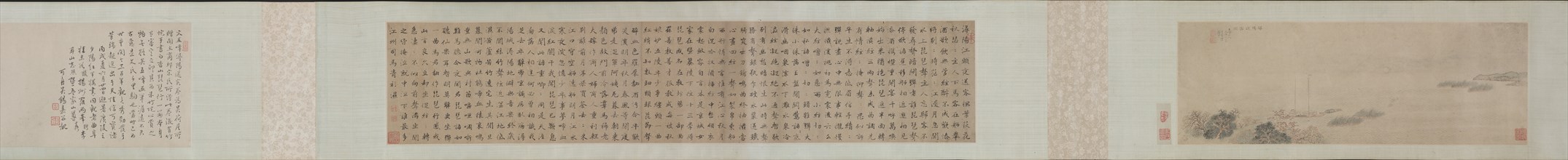 Saying Farewell at Xunyang, 16th Century. Creator: Wen Boren (Chinese, 1502-1575).