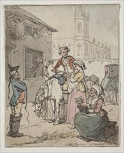 Scene Outside an Inn. Creator: Henry William Bunbury (British, 1750-1811).