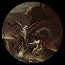Scenes of Witchcraft: Morning, c. 1645-1649. Creator: Salvator Rosa (Italian, 1615-1673).