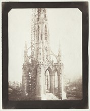 Scott Monument Under Construction, 1844. Creator: William Henry Fox Talbot (British, 1800-1877).