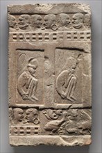 Seated Ascetics, 4th Century. Creator: Unknown.