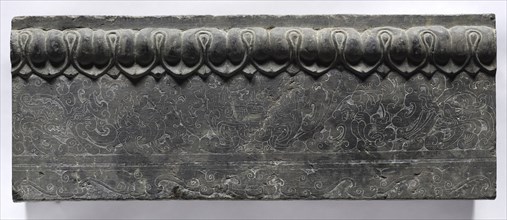 Section of a Coffin Platform: Horizontal Panel, 550-577. Creator: Unknown.