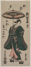 Segawa Kikunojo (Roko) Holding an Umbrella, c. early 1760s. Creator: Torii Kiyomitsu (Japanese, 1735-1785).