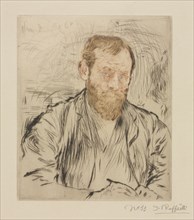 Self-Portrait, 1893. Creator: Jean-François Raffaëlli (French, 1850-1924).