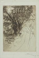 Sentimental Colloquy of Paul Verlaine , 1897. Creator: Auguste Louis Lepère (French, 1849-1918).