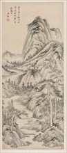 Shade of Pines in a Cloudy Valley, 1660. Creator: Wang Jian (Chinese, 1598-1677).