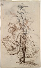 Sheet of Studies, 1871-1876. Creator: Paul Cézanne (French, 1839-1906).