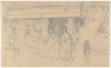 Shops at Chester. Creator: James McNeill Whistler (American, 1834-1903).