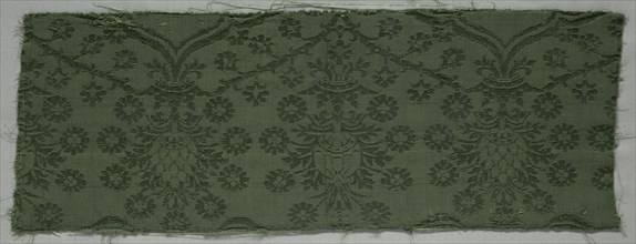 Silk Damask Textile, 1450-1599. Creator: Unknown.