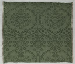 Silk Damask Textile, 1450-1599. Creator: Unknown.