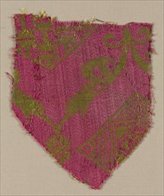 Silk Fragment, 1300s. Creator: Unknown.