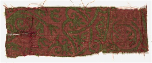 Silk Fragment, 13th century. Creator: Unknown.