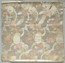 Silk Panel, 1700s. Creator: Unknown.