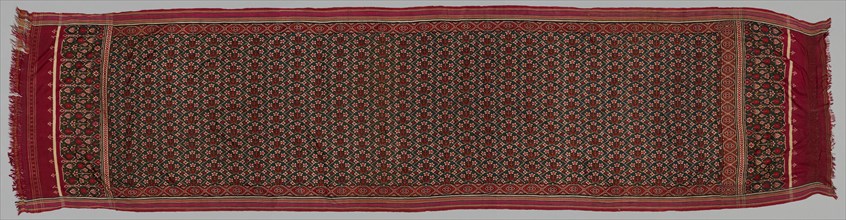 Silk Patolu Sari, 1800s. Creator: Unknown.