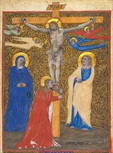 Single Leaf from a Missal: The Crucifixion, c. 1390. Creator: Nicolò da Bologna (Italian, c. 1325-1403), attributed to.