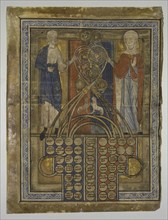 Single Leaf: Table of Consanguinity, c. 1200. Creator: Unknown.