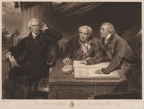 Sir Francis and John Baring and Charles Wall. Creator: James Ward (British, 1769-1859).