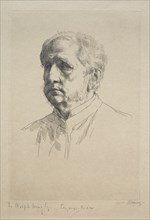 Sir Francis Seymour Haden, 1883. Creator: William Strang (British, 1859-1921).