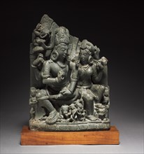 Siva and Parvati (Uma-Mahesvara), 900s. Creator: Unknown.